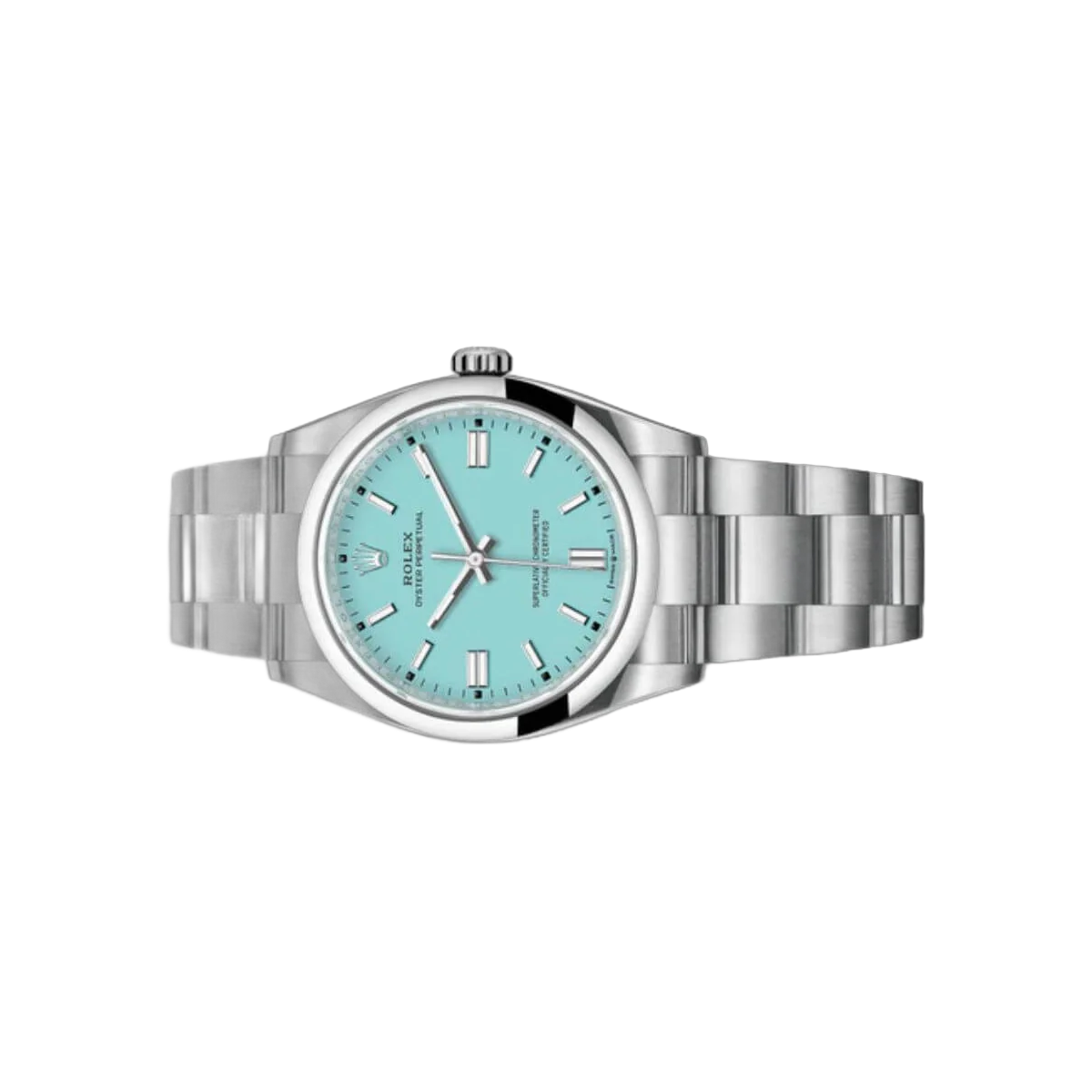 Rolex Oyster Perpetual 126000 36 مينا أزرق تركوازي