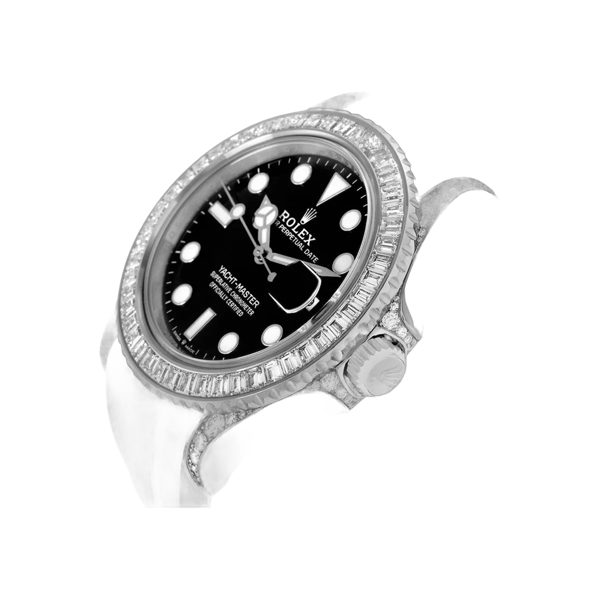 Rolex Yacht Master 226679TBR White Gold 42mm Black Dial Men's Watch