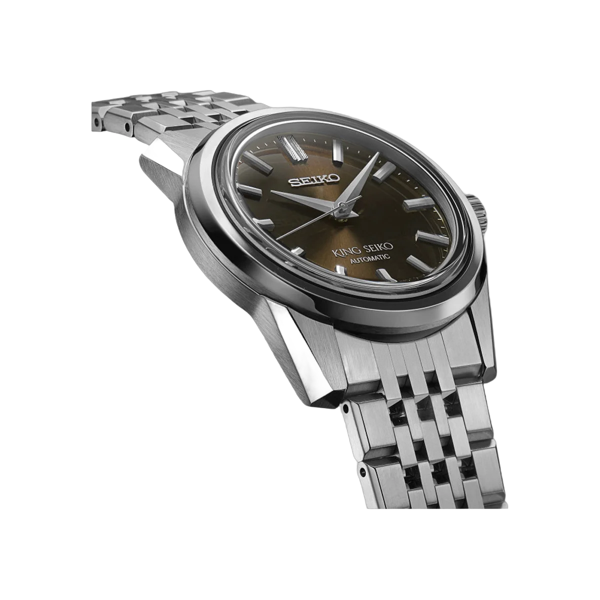 Seiko King Seiko SPB285J1 Stainless Steel 37mm Brown Dial Men’s Watch