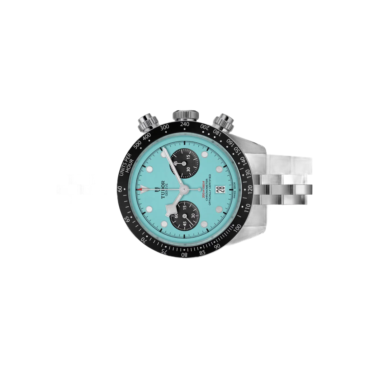 Tudor Black Bay M79360N-0024 Stainless Steel Chronograph 41mm Turquoise Dial Men's Watch