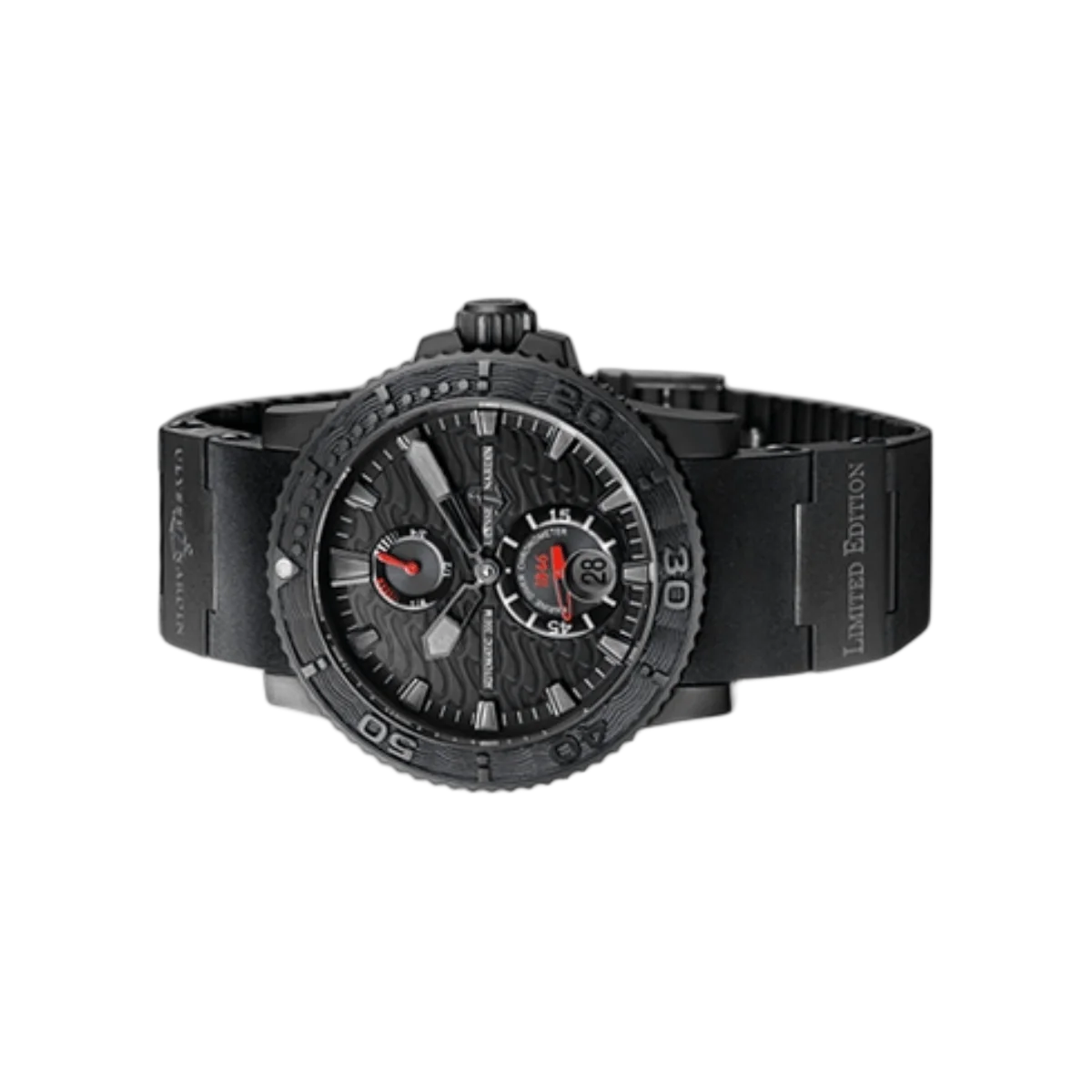 Ulysse Nardin Black Ocean 263-38Le-3 Black Ocean Wave Pattern 43mm Black Dial Mens Watch – additional product photo 2