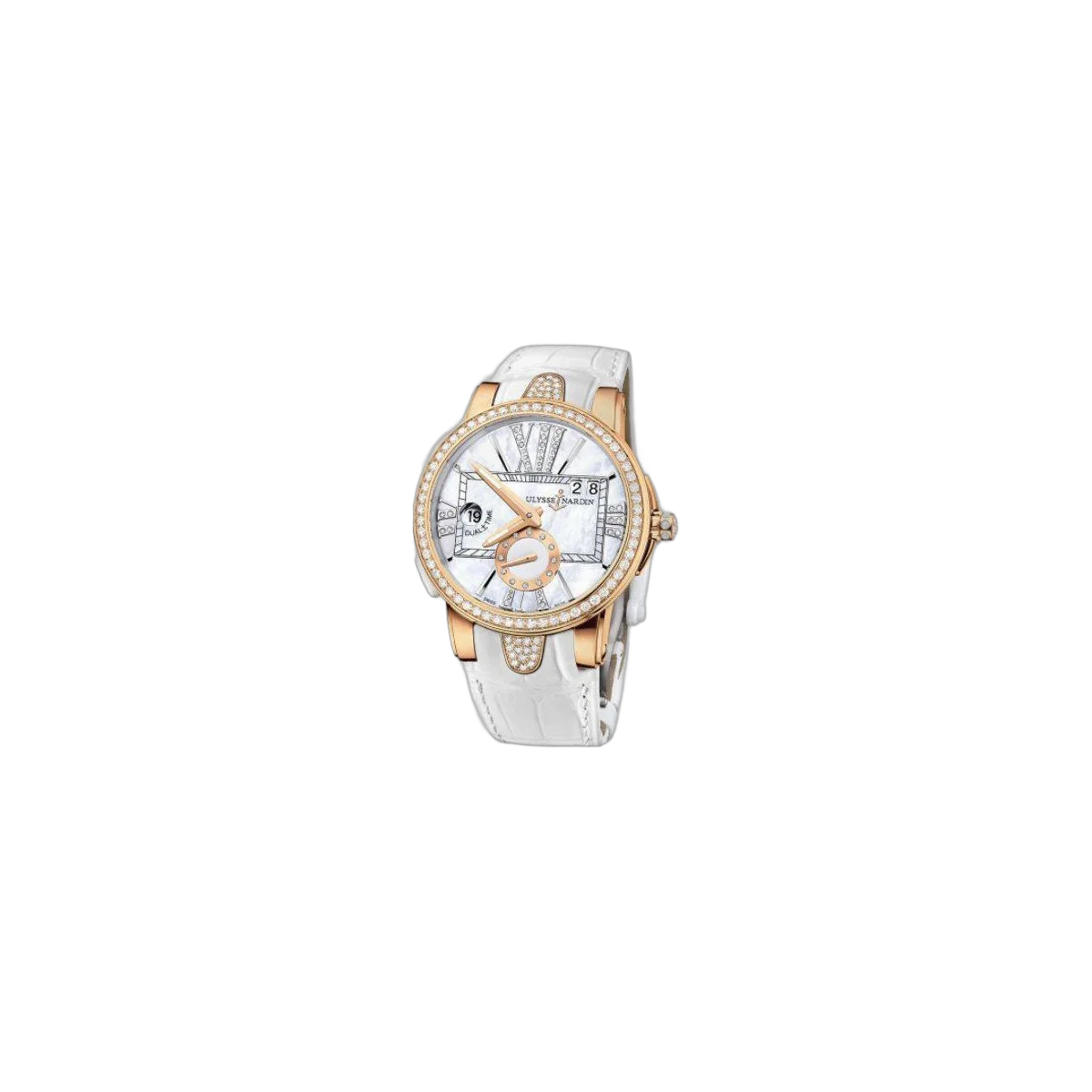 Ulysse Nardin Executive Damenuhr aus 18 Karat Roségold, 40 mm