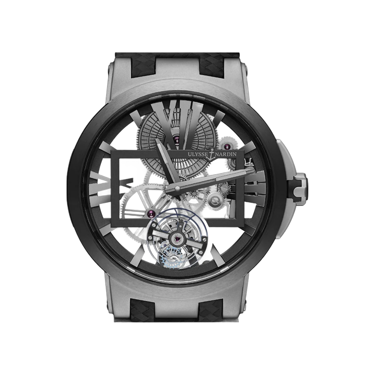 Ulysse Nardin Executive Skeleton 1713-139 Tourbillon 45Mm Men's Watch