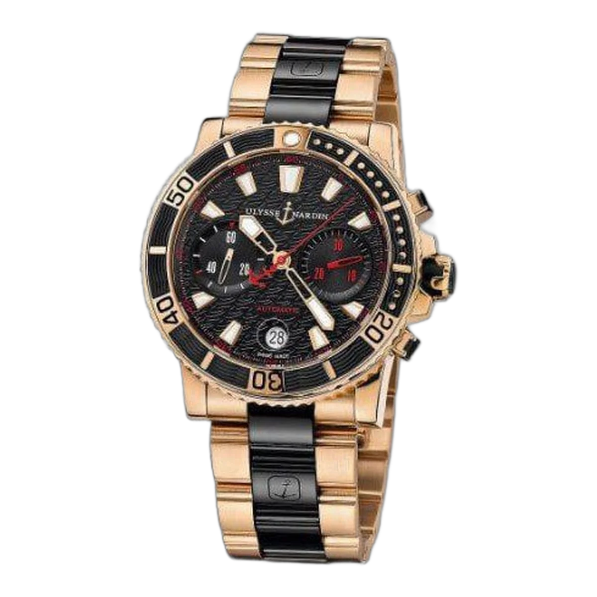 Ulysse Nardin Maxi Marine 18kt Roségold 42,7mm Herrenuhr