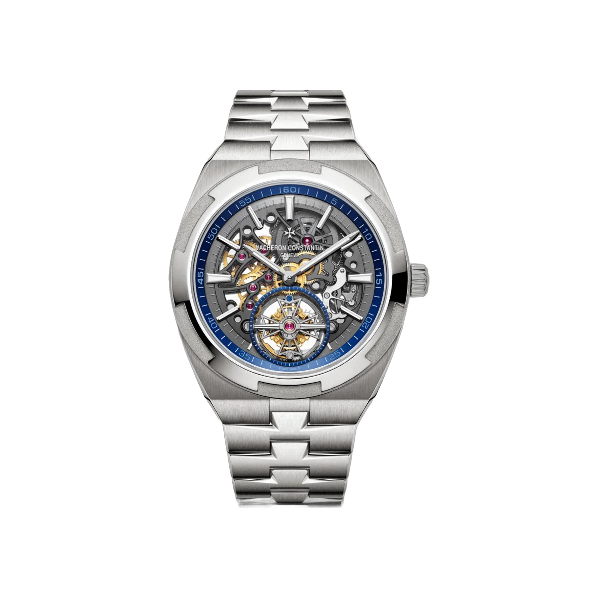 Vacheron Constantin Overseas 6000V/110T-B935 Tourbillon Titan 42,5 mm Skelettiertes Zifferblatt Herrenuhr
