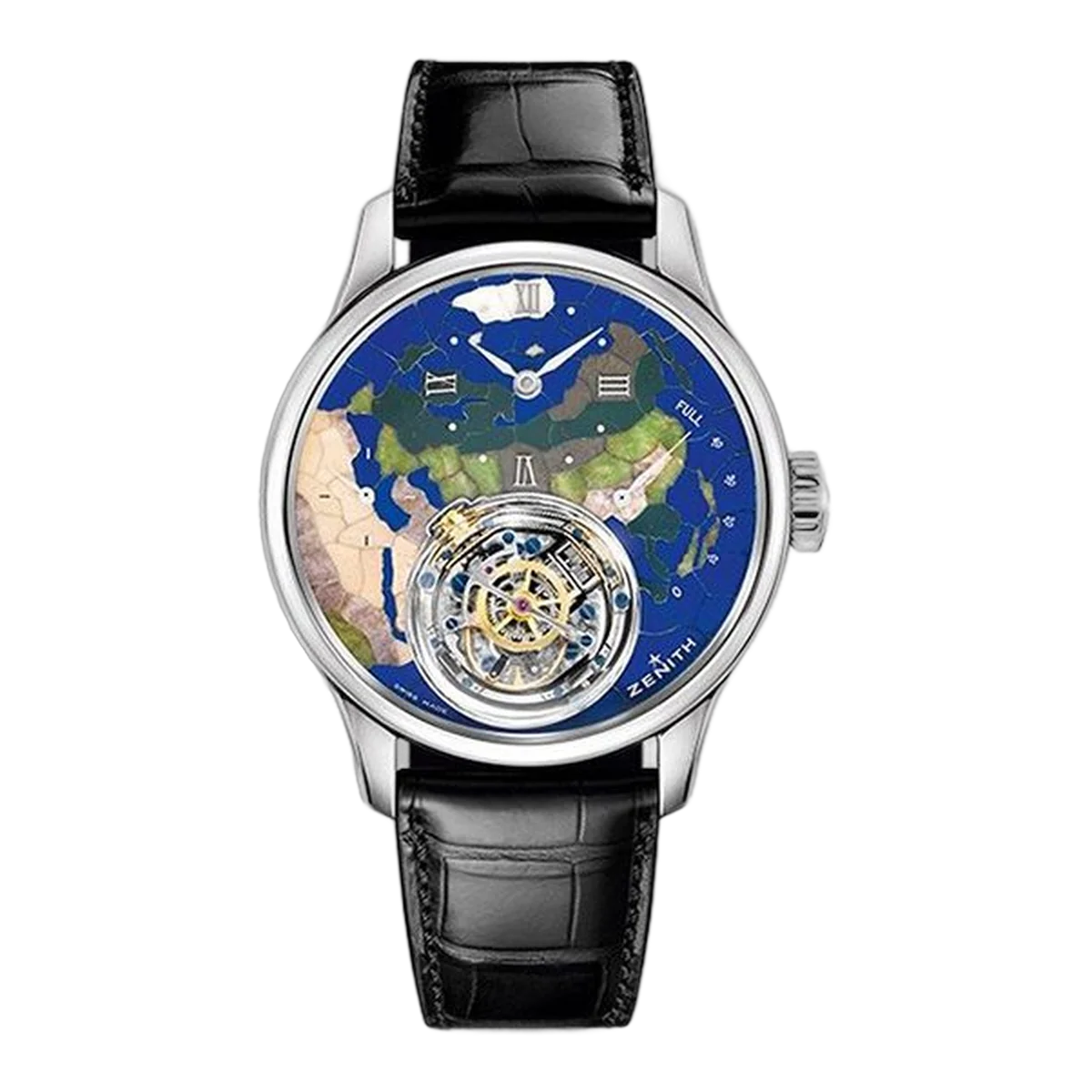 Zenith Academy Christophe Colomb Platinum 45Mm Men's Watch